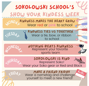 Sokolowski Kindness Week Flyer - English